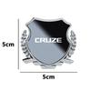 Custom Zinc Alloy Car Fender Emblem Metal Side Window Badge For Chevrolet Cruze Logo Exterior Modification Decor Accessories