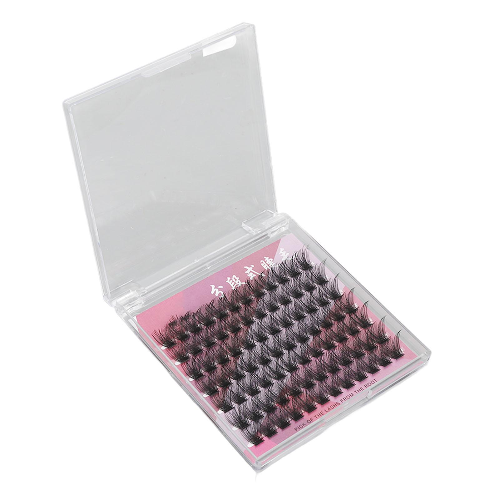 

84 Clusters 14mm False Eyelashes D Curly Dense Hair DIY Extension Eyelashes for Daily Makeup