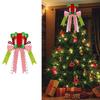 Festive Christmas Elf Hat Tree Toppers Soft Fabric Friendly Decoration For Holiday Parties Family Gatherings