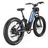 Cyrusher Trax 2.0 Blue/Orange/Gray 250W Bafang Motor, 52V 20Ah Battery, 26x4.0-inch Tires, 9-Speed Dual-Suspension Electric Mountain Bike