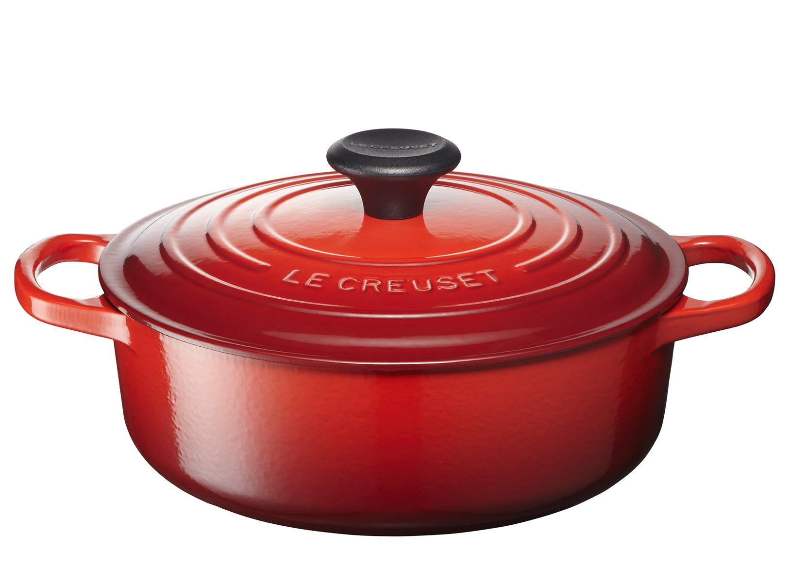 

Le Creuset Cast Enameled Pot Signature Cocotte Japonaise 24 cm Cherry Red Gas IH Oven Compatible Japanese [Authorized Product]