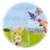 Pressed Flower Art Stencils - Cute Shaped (Bottle/Film) Clear Templates, DIY Resin/Scrapbook Decoration Tools with Dried Flower