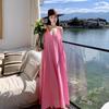Pink Dopamine Sweet Age-reducing Girl Feeling Loose Lazy Wind Cover Belly Maldives Sanya Beach Skirt