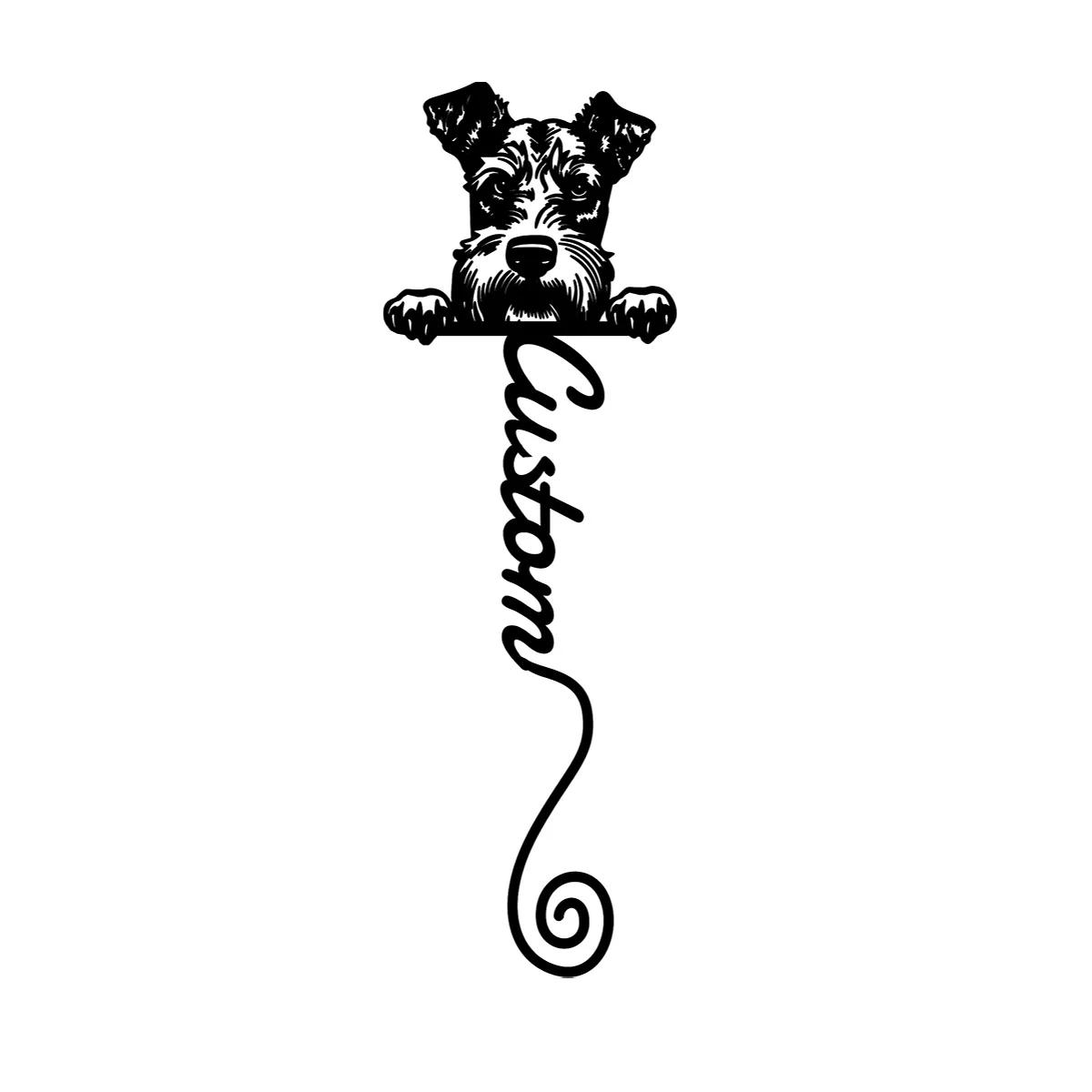 

Metal Bookmark Set, Vintage Book Lover Gift, Unique Teacher Appreciation, Back to School Accessories, Dog Silhouette Page Markers