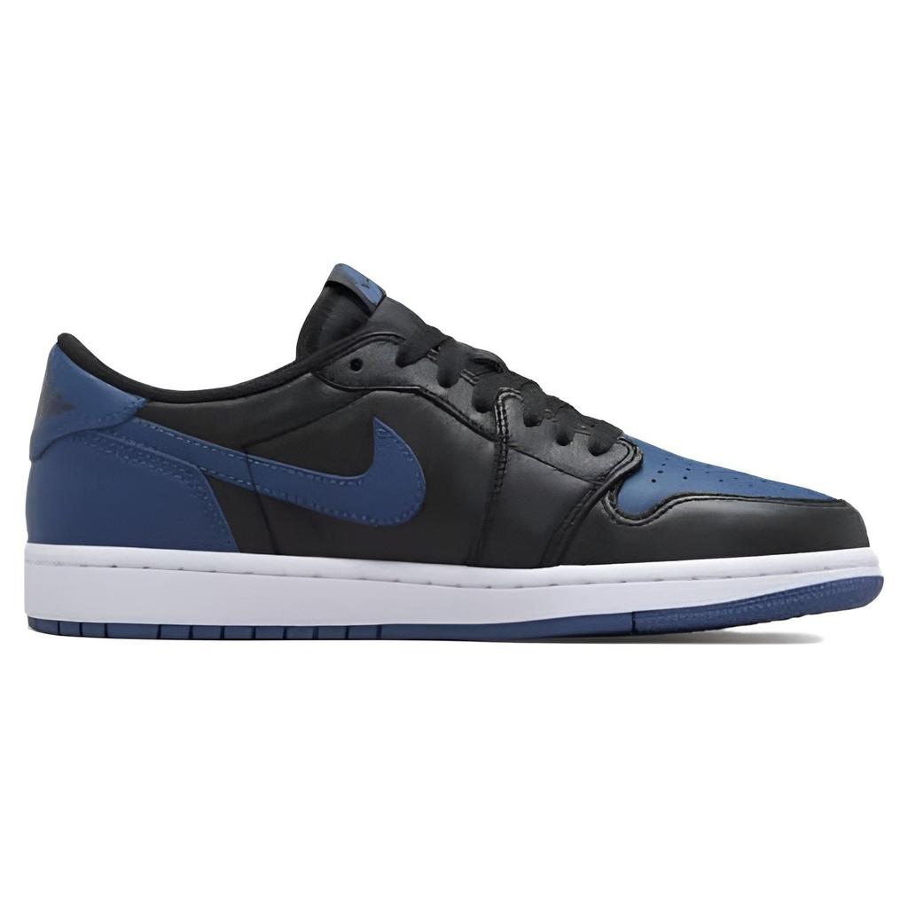 Air Jordan 1 Retro Low OG Mystic Navy Women Sneakers Black White CZ0775-041