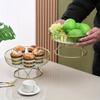 1 Piece of European-style Light Luxury Fruit Plate, Creative Living Room Home Fruit Basket, Afternoon Tea Candy Dessert Stand