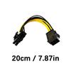 GPU Splitter Cable 6 Pin Female To 8 Pin Male Power Adapter Splitter Power Extension Cable for GPU Graphics Card