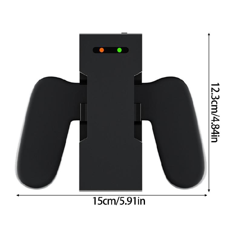 Lightweight Charging Grip Holder Simultaneous Play Ergonomic Nonslip Texture For Game Controllers Travel Friendly Build