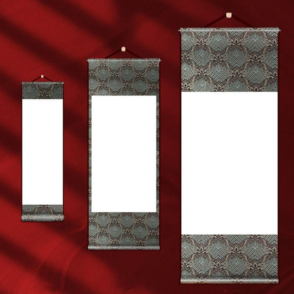 Китайский стиль Винтаж рисовая бумага свиток каллиграфия картины монтаж свиток буддисты L-13