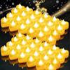 Heart Shape LED Candles Light Flameless Love Candle Light for Marriage Proposal Wedding Valentine's Day Anniversary Thanksgiving