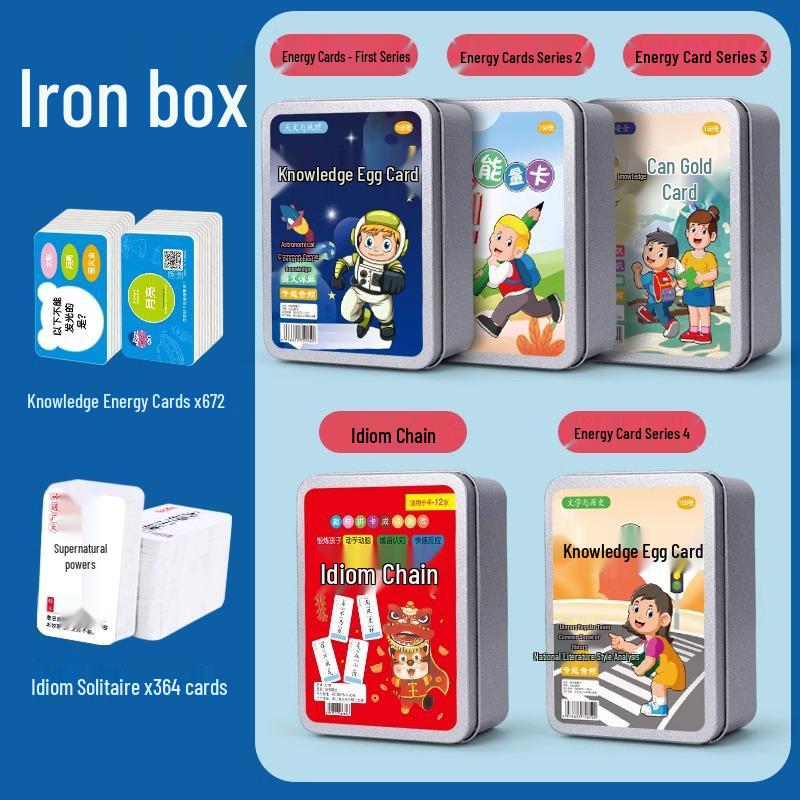 Elementary Student Knowledge Cards: Idiom Solitaire Fun & Educational Toy