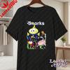 Snorks Cartoon Character Print T Shirt Vintage 80s Classic Anime Graphic Tee Casual Cotton Tops for Unisex Women Summer Streetwear
