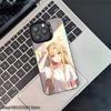 Asuna Kirito Anime Phone Case For iPhone 17,16,15,14,13,12,11,Pro,XS,Max,Plus,Mini,SE4,E Black Matte Shockproof Cover