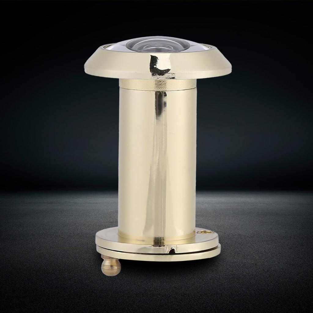 Home Security Optical Glass Wide Angle Door Viewer Door Scope Viewer (Gold)