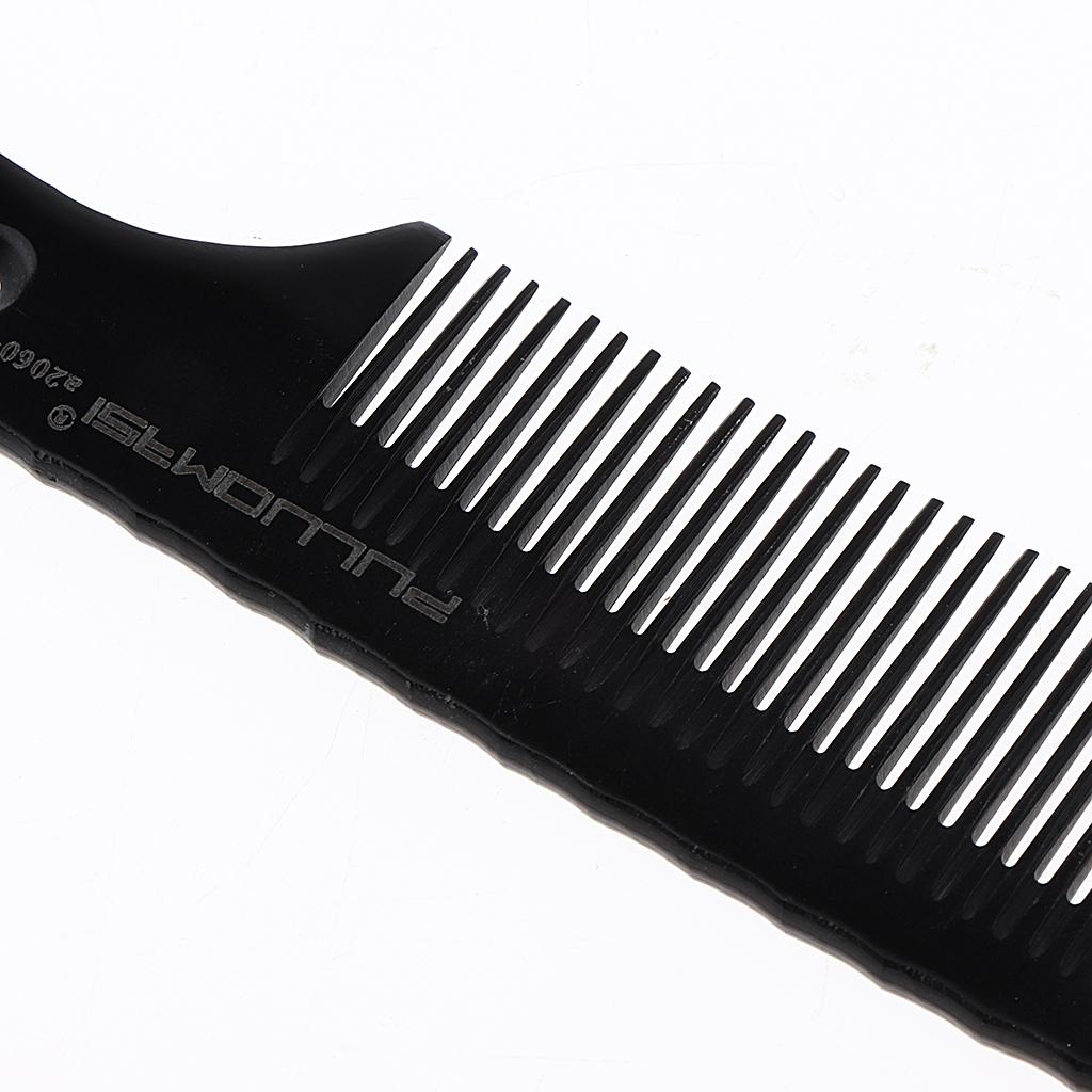 Size Hair Comb Unbreakable Plastic Hairdressing Styling Black, a2060-1