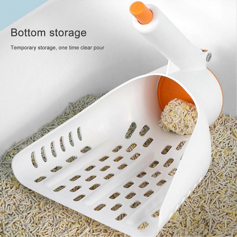 Katzenstreuschaufel Großes Fassungsvermögen Tiefe Kot-Siebung Kätzchenstreuschaufel für Katzen Kätzchen Haustiere