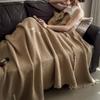 2025 A-Class All-Cotton Summer Quilt: Solid Color Gauze Blanket for Air Conditioning & Travel
