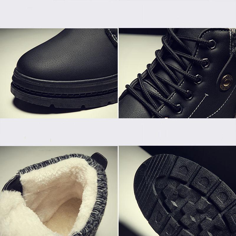 Large Size Boots Shoes Outdoor Snow Boots Non-slip Wear Resistant Boots Men's Combat Boots