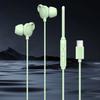 In-Ear-Kopfhörer mit Kabel, Geräuschunterdrückung, superkomfortabel, einstellbare Mikrofonlautstärke, 3,5 mm/Typ C, HiFi-Sound-Ohrhörer