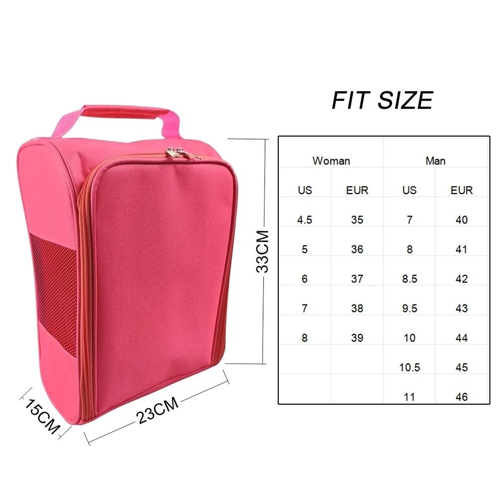 Lightweight Golf Shoe Bag Breathable Golf Shoe Holder Bag Shoes Carrier Bags  Outdoor Sports