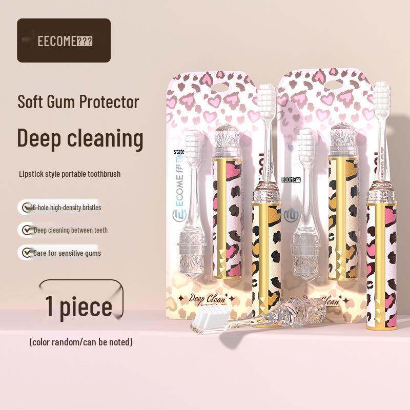 

Luxury Folding Travel Toothbrush with Soft Bristles for Adults - Ideal for Business Trips, Hotels, and Home Use