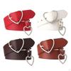 Heart Shape Women Belts Leather Waist Band Jeans Pants Dress