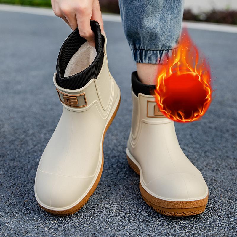 Nowe Męskie Kalosze Wysokiej Jakości Antypoślizgowe Wodoodporne Buty dla Mężczyzn Odporne na Zużycie Buty Deszczowe na Zewnątrz Wygodne Buty na Ryby Kemping