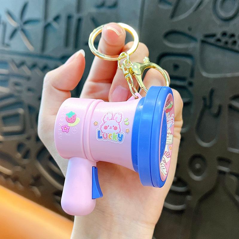 Creative Multifunctional Keychain Microphone - Cute Bag Accessory & Student Toy Pendant Gift