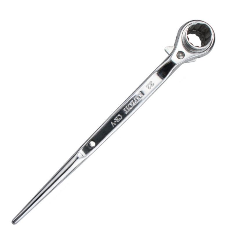 Heavy Duty Steel Ratchet Wrench With Quick Mechanism Socket Wrench For 17-19/19-22mm Bolts For Industrial Applications 19 to 22mm