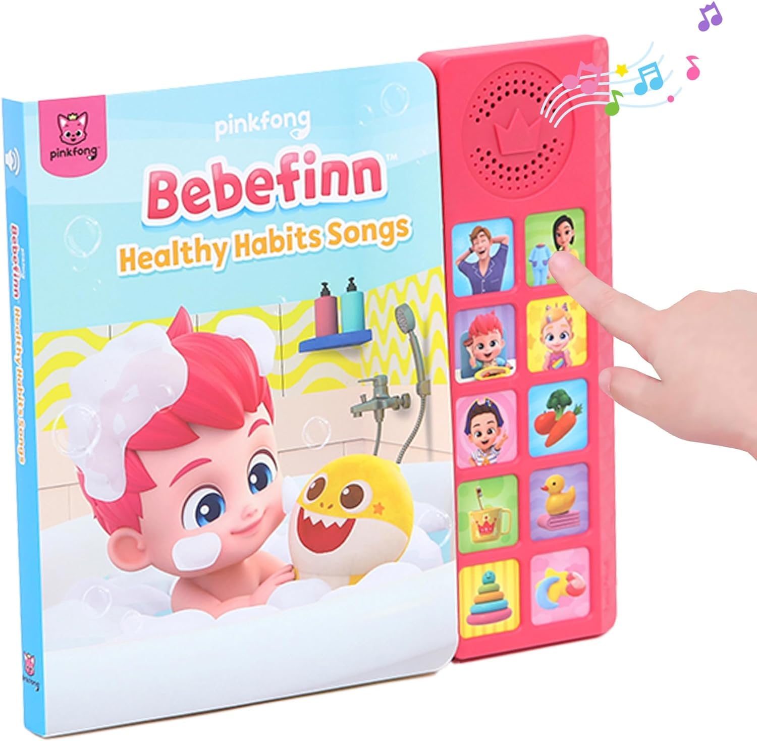 Pinkfong Bebefinn Healthy Habits Song Soundbook - Educational Music Soundbook for Toddlers - Ages 1-3