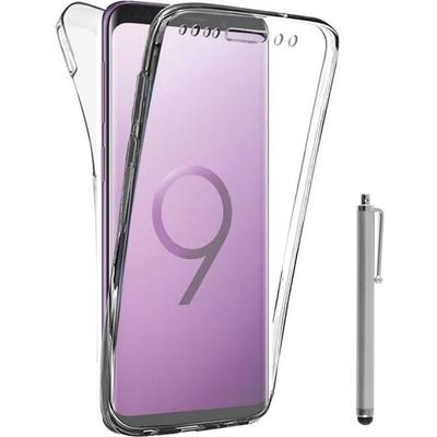 Silicone Case - Samsung - Galaxy S9+ - Full Protection - Transparent - Stylus Included
