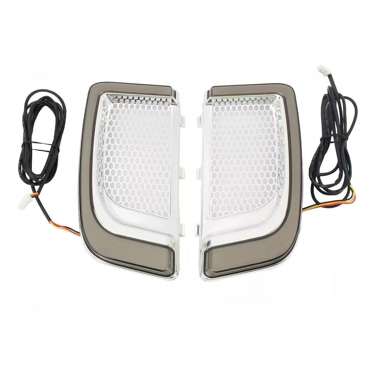 

Harley LED Leg Guard Turn Signals for Street and Road King Big Glides