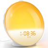 7 Colors Light Sunrise Sunset Simulation Light White Noise Alarm Clock With FM Radio Digital Clock Atmosphere Lamp Wake Up Light