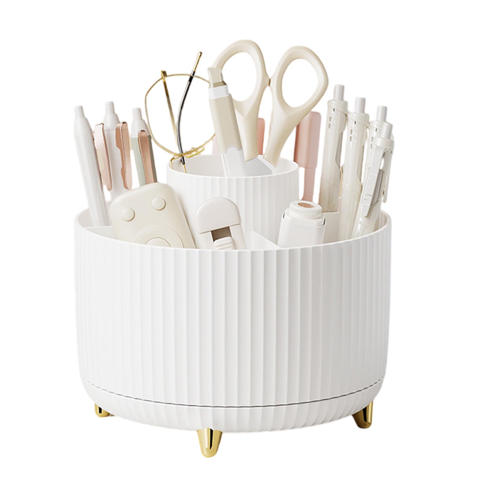 

Вращающийся стационарный органайзер с 6 отделениями, настольный органайзер для детей, вращающийся держатель для ручек, органайзер для художественных принадлежностей 4