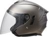 Marushin Jet Motorcycle Flat Size M MSJ2 1002527 JE-1 Helmet, Gunmetallic, (57-58cm),