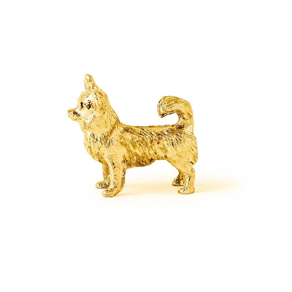Chihuahua (Long) 22ct Gold Plated, Made In England, Art Dog Figurine, Collectible