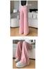 2024 Autumn Stripe Wide-Leg Maternity Pants - Loose, Floor-Length, Casual Fit
