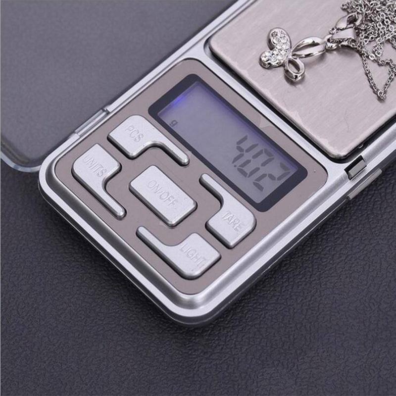 Pocket Digital Scales Jewellery Gold Weighing Mini Lcd Electronic 500g 01g