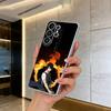 Shonen anime -Fire- Force Clear Phone Case for Samsung S25, S24, S21, S22, S23, S30, Ultra, S20, Plus, FE, Lite