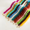 14 Colors Bohemian Colorful Acrylic Beads Choker Necklace for Women Fashion Resin Statement Necklaces Summer Beach Jewelry