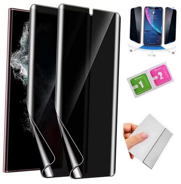 2 films hydrogel anti-espion pour oukitel c37 - film ultra-fin et auto-régénérant