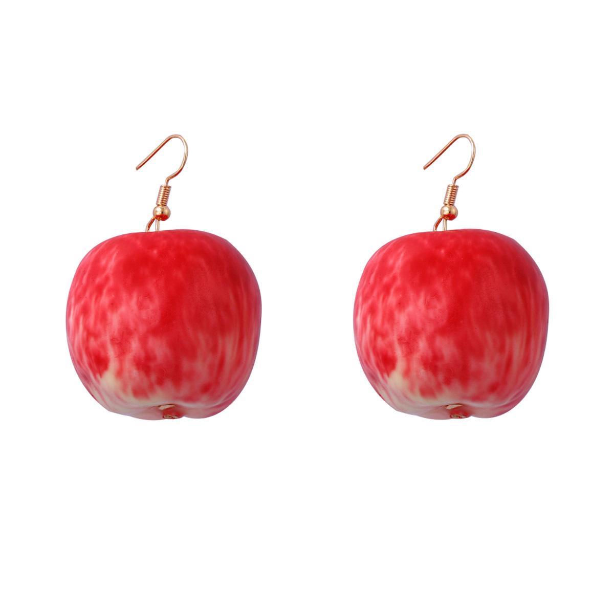 

Niche, individualistic, trendy, creative design sense, foam simulation food, fruit, garlic ear hooks, earrings for women