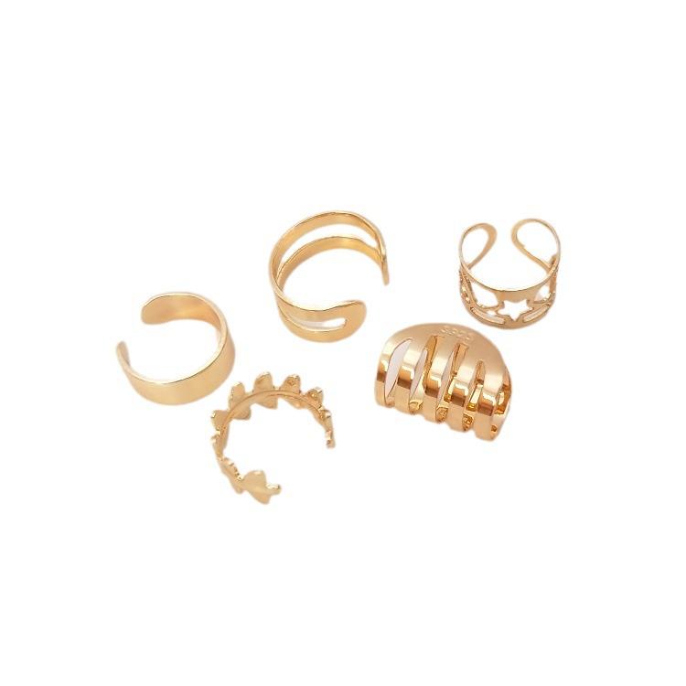 14K Gold-Filled Color-Preserving C-Shaped Ear Clip No Piercing Cuff Earrings - Handcrafted Jewelry Accessories