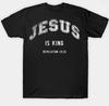 Jesus Is King Revelation  Adult Small-3XL Black Fan Art Christian Unisex T-Shirt