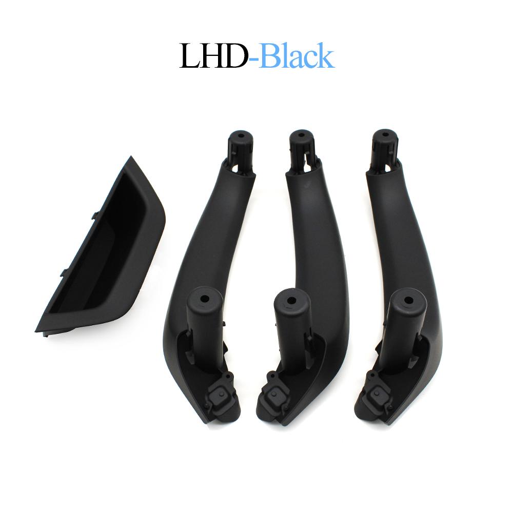 4PCS SET LHD RHD Car Interior Door Handle Cover Inner Panel Armrest Pull Trim Replacement For BMW X3 X4 F25 F26 2010-2016