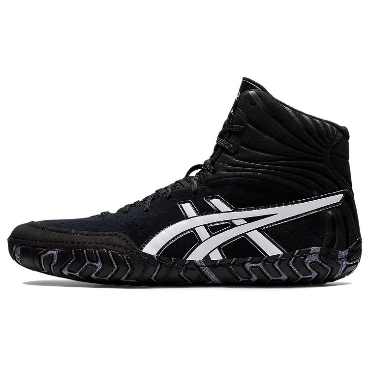 

ASICS Aggressor 5 Black White Professional Wrestling Training Shoes 1081A048-001 39.5