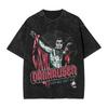 Washed T Shirts Danhausen Curses Meme Horror Hip Hop TShirts Oversize  Streetwear Short Sleeve Summer Tops Tees Men Women