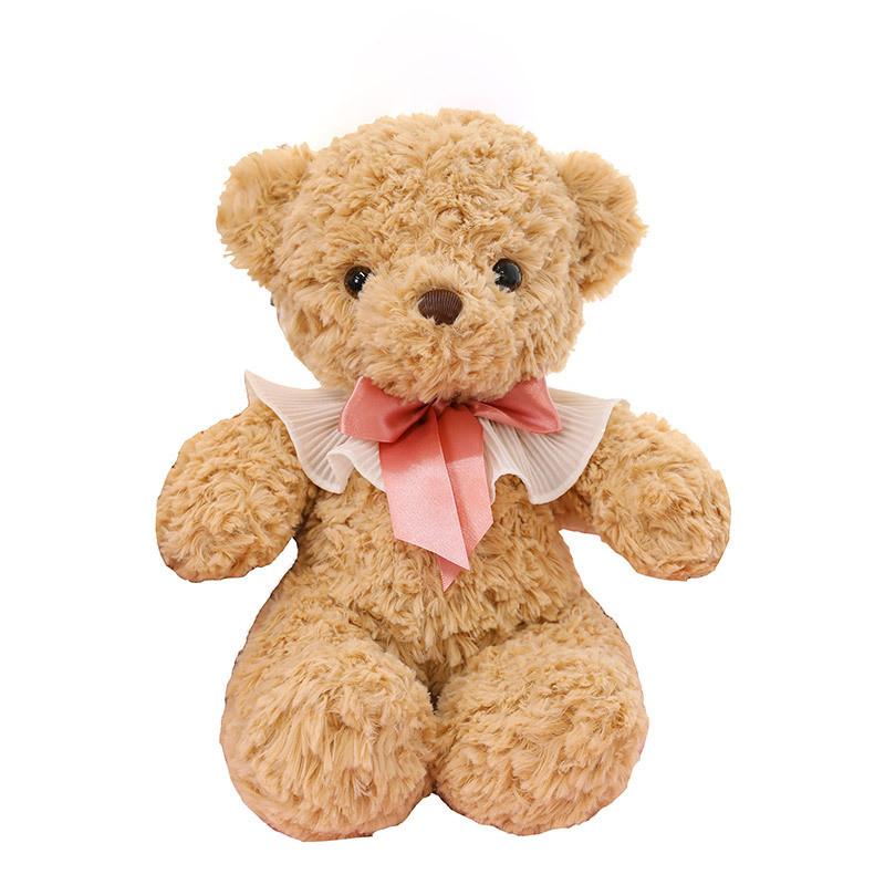Teddy Bear Pinktied Plush Toy Stuffed Animal Doll Childrens Birthday Gift