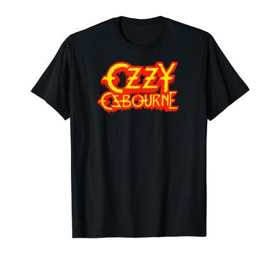 Ozzy Osbourne - Camiseta com Logo de Horror