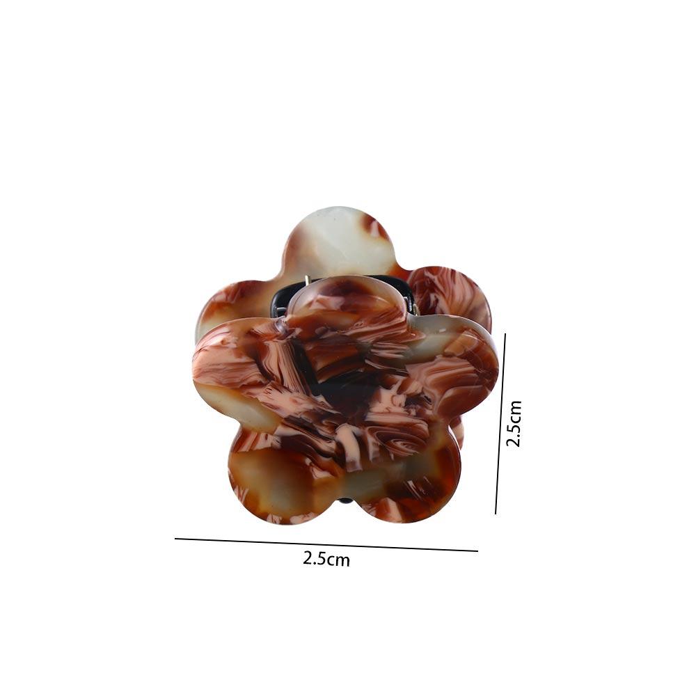 Small Hair Claw Korean Style Barrette Flower Hairpin Flower Hair Catch Clip Women Hair Accessories